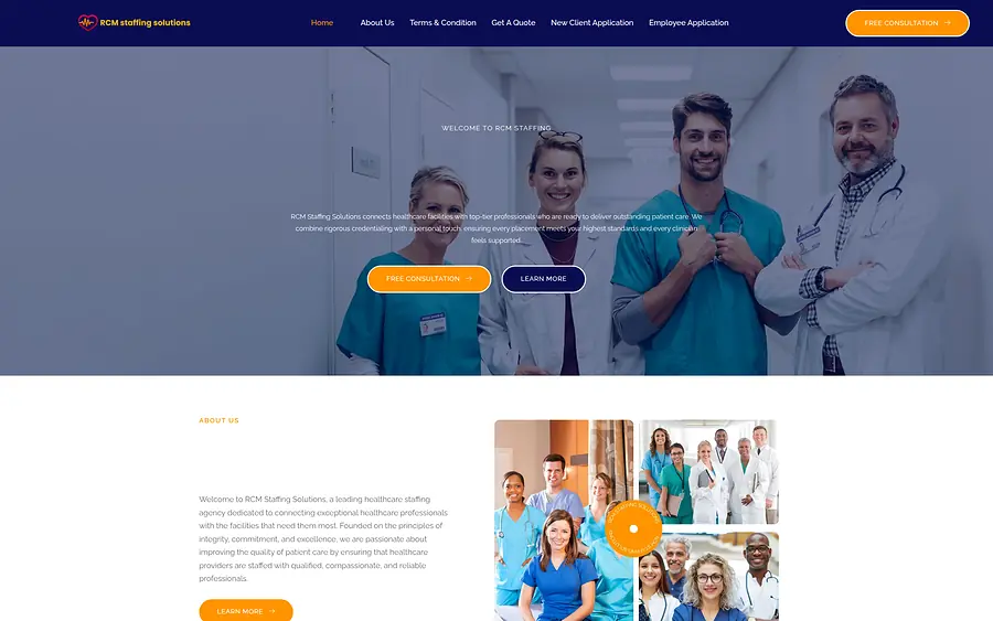 PUBLIC CLIENT REFERENCE: RCMSTAFFINGSOLUTIONS.COM